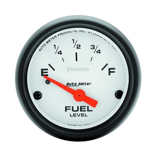 AutoMeter 5716 Phantom Air-Core Elec. Fuel Level Gauge,2-1/16 In.
