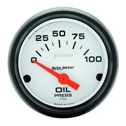 AutoMeter 5727 Phantom Air-Core Oil Press. Gauge, 2-1/16 Inch