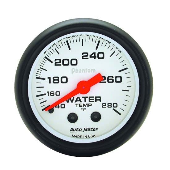 AutoMeter 5731 Phantom Mechanical Water Temp. Gauge,2-1/16 In.