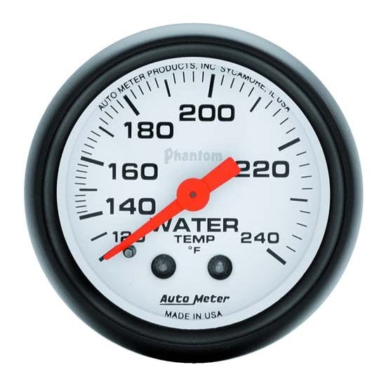 AutoMeter 5732 Phantom Mechanical Water Temp. Gauge,2-1/16 In.