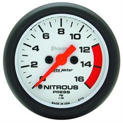 AutoMeter 5774 Nitrous Pressure Gauge, 2 1/16 Inch, 1600PSI