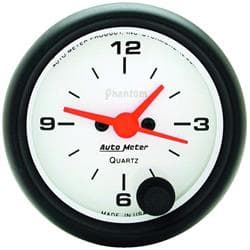 AutoMeter 5785 Phantom Quartz Clock Gauge, 2-1/16 Inch