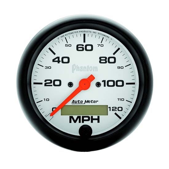 AutoMeter 5887 Phantom Air-Core Speedometer, 120 MPH, 3-3/8 Inch