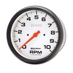 AutoMeter 5898 Phantom Air-Core In-Dash Tachometer,10K RPM,5 Inch