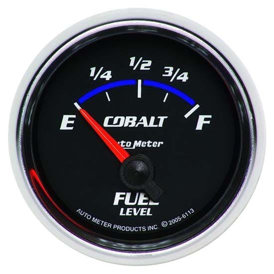AutoMeter 6113 Cobalt Air-Core Fuel Level Gauge, 2-1/16 Inch