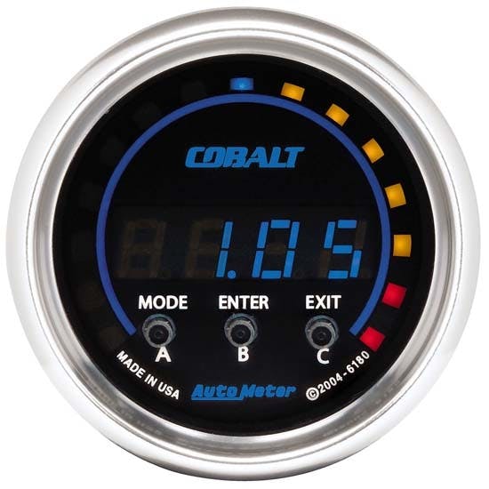 Auto Meter 6180 Cobalt Digital D-PIC Acceleration Gauge, 2-1/16 Inch