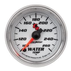 AutoMeter 7155 Water Temp Gauge, 2 1/16 Inch, 100-260 Deg., C2