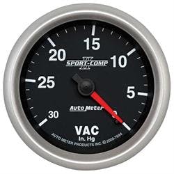 AutoMeter 7684 Sport-Comp II Mechanical Vacuum Gauge, 2-5/8 Inch