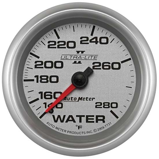 AutoMeter 7731 Ultra-Lite II Mechanical Water Temperature Gauge