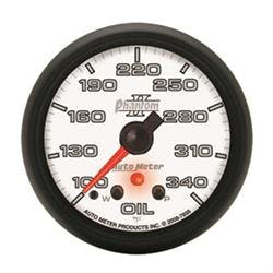 AutoMeter 7856 Oil Temp Gauge, 2 1/16 Inch, 340 Deg., Phantom II