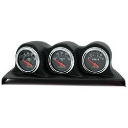 Auto Meter 8200 07-10 Wrangler Gauge Kit, Oil PSI/Axle Temp/Volt
