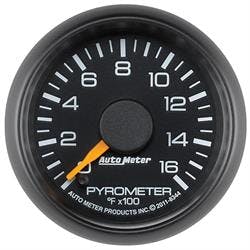AutoMeter 8344 Pyrometer Gauge 2 1/16 Inch, 1600 Deg., GM Factory