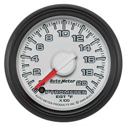 AutoMeter 8545 Gauge, Pyro. 2 1/16 Inch, 2000 Deg., Ram Gen 3