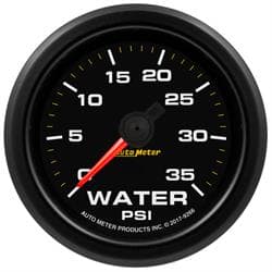 AutoMeter 9266 Water Pressure Gauge, 2 1/16 Inch, 35PSI, Extreme