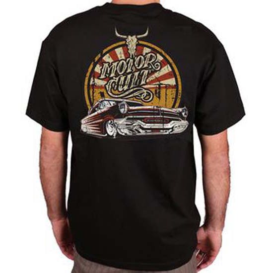 MotorCult Apparel Black Drifter Tee