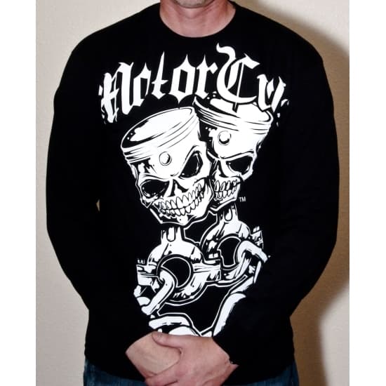 MotorCult Apparel 2116 Pistskulls Long Sleeve Shirt, Small