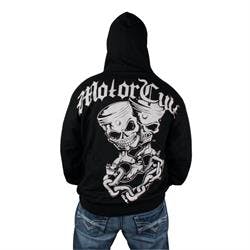 MotorCult Apparel 4016 Pistskulls Zip Hoodie, Medium