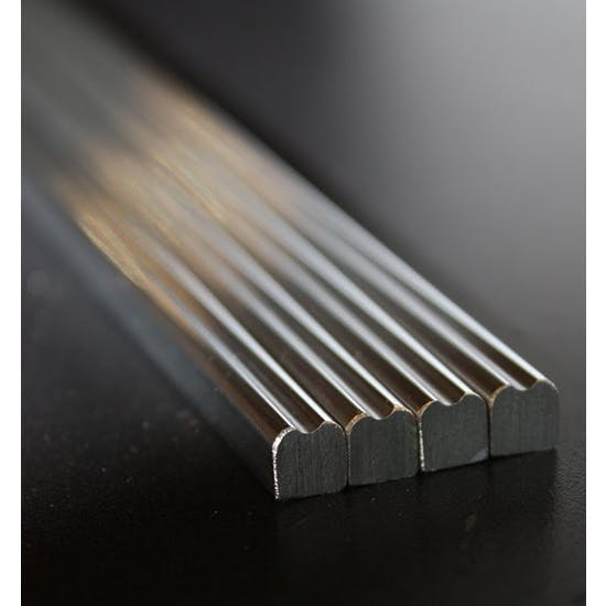 Clayton Machine AES-4 Smooth Aluminum Interior Trim, 4 Feet