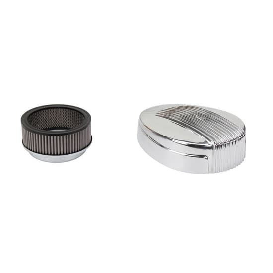 OTB Gear 4420 Finned Teardrop Air Cleaner, Polished
