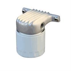 OTB Gear 6511 Remote Fuel Filter Adapter, Finned, Unpolished