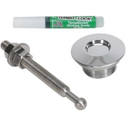 Quik Latch QL-38-SP 38 Series Billet Hood Pin, Polished