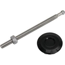 Quik Latch QL-25-ACGTB GT Air Cleaner Kit, Black