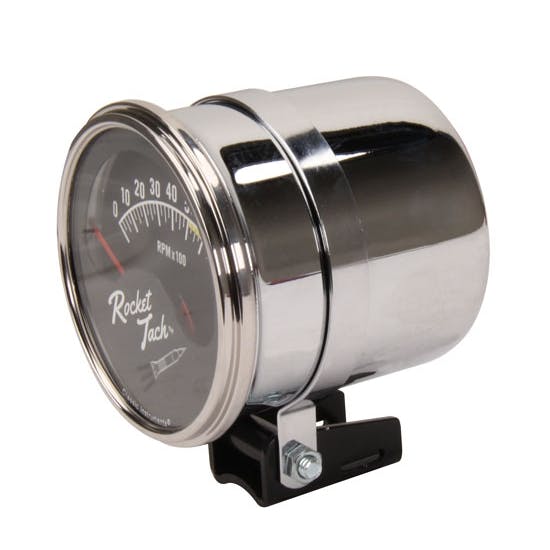 Classic Instruments RT80SLF Rocket Tachometer, 33/8 Inch, 8,000 RPM