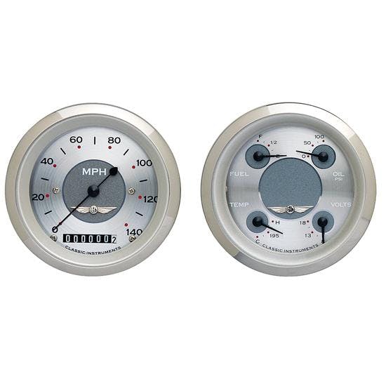 Classic Instruments AW02SRC All American Series Quad Gauge Set