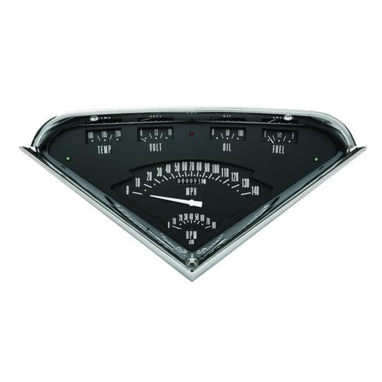 Classic Instruments 55-59 Chevy Truck Gauge Set, Blk