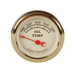 Classic Instruments VT28GLF Vintage Oil Temperature Gauge