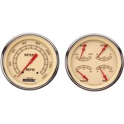 Classic Instruments CT47VT52 Pickup Gauge Sets, 47-53 GM, Beige