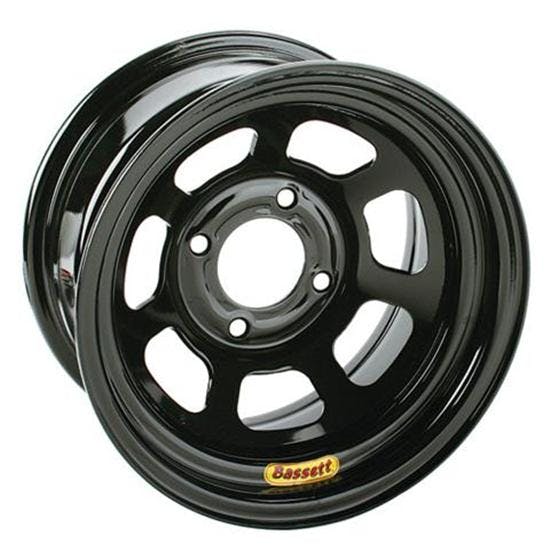 Bassett Pony-Mini Stock 13 Inch Wheel - 13x7, 4 on 4 1/2, Black