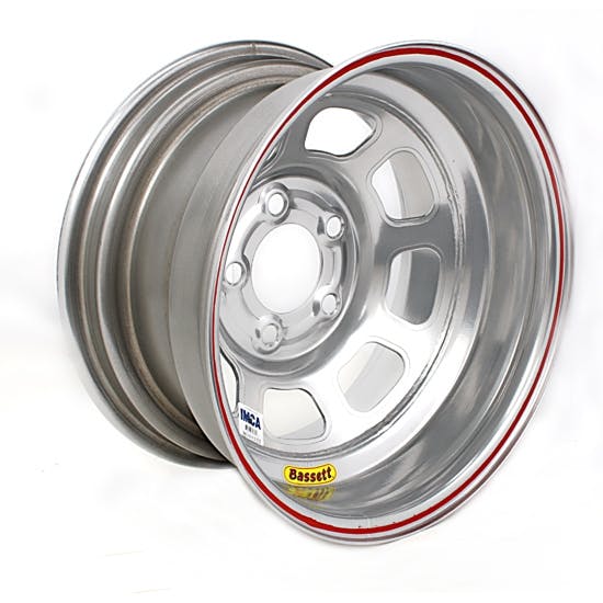 Bassett 58D52ISRB RF Big Bell Out 15"" Wheel, 15x8, 5x5, Silver