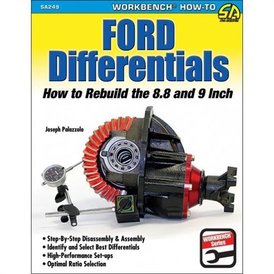 Car Tech SA249 How-To Rebuild 8.8/9 Inch Ford Differentials Book