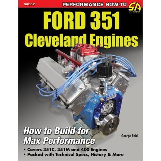 Car Tech SA252 How-To Build Max-Performance Book, 351 Cleveland