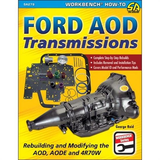 Car Tech SA279 How-To Rebuild Trans Book, Ford AOD, AODE, 4R70W