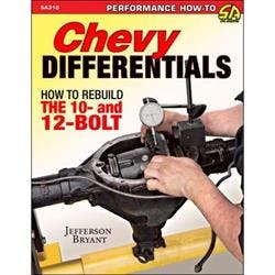 Car Tech SA310 How-To Rebuild Chevy Differentials Book,10/12-Bolt