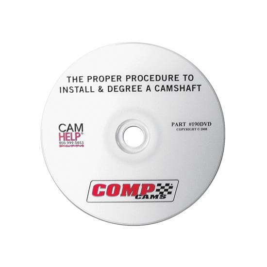 COMP Cams 190DVD Proper Procedure To Install & Degree a Camshaft