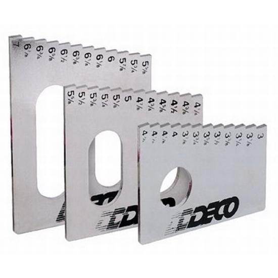 DECO Frame Height Steel Gauge Tool, Set of 3