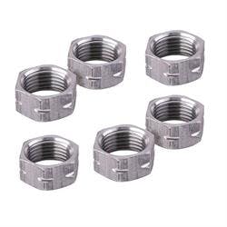 Aluminum Jam Nuts, 3/8-24 RH, Pack/6
