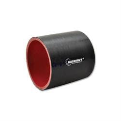 Vibrant 2716 Straight Hose Coupler, 3.5 X 3 Inch, 25 PSI, Black