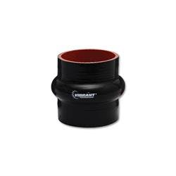 Vibrant 2734 Hump Hose Coupler, 3 X 3 Inch, 35 PSI, Black