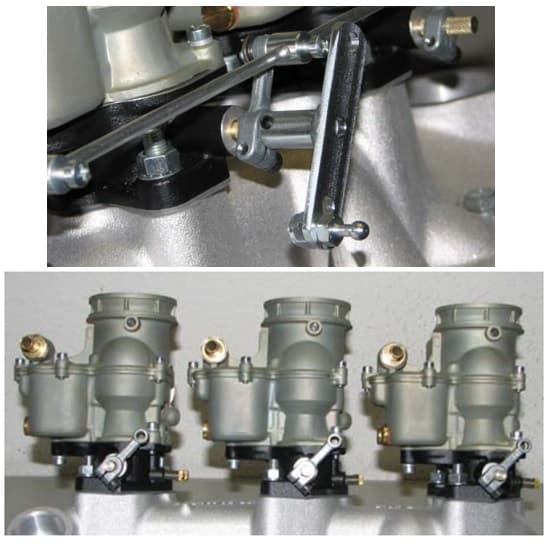 Edelbrock 1032 94 Carb Throttle Linkage Rod Kit, Dual Carb, Standard