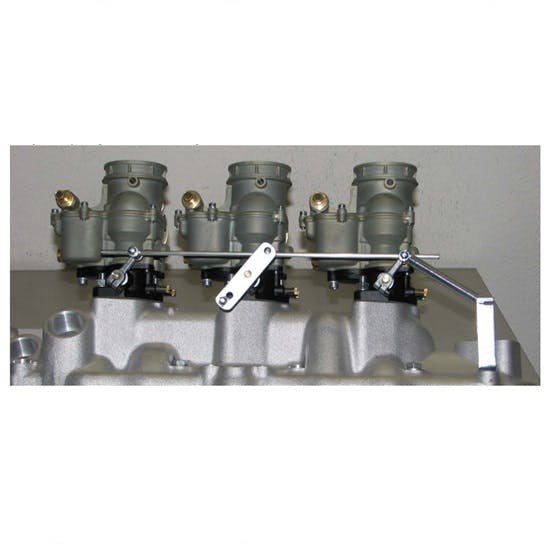 Edelbrock 1032 94 Carb Throttle Linkage Rod Kit, Dual Carb, Standard