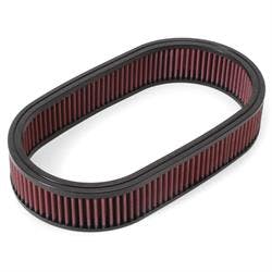 Edelbrock 1220 Air Cleaner Element Air Filter, Oval, 2.5 x 7 x 13.5in.