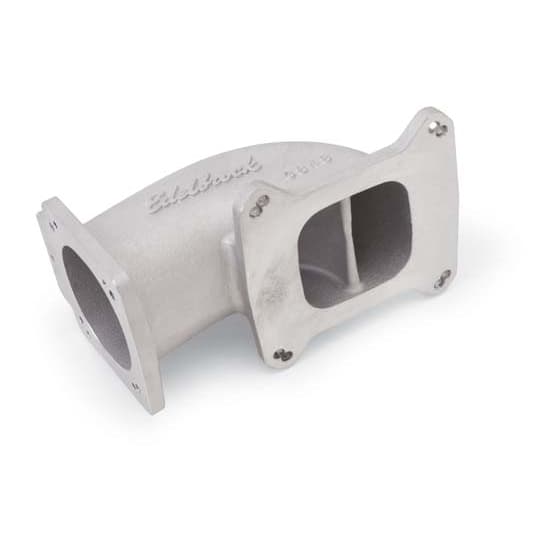 Edelbrock 3848 Intake Elbow Throttle Body Adapter, Ford 5.0L/GM LS1 