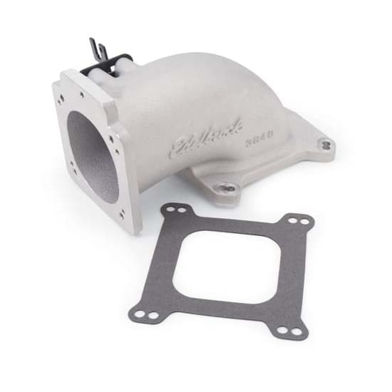 Edelbrock 3848 Intake Elbow Throttle Body Adapter, Ford 5.0L/GM LS1 
