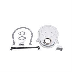 Edelbrock 4241 Aluminum Timing Cover, Polished, Big Block Chevy 