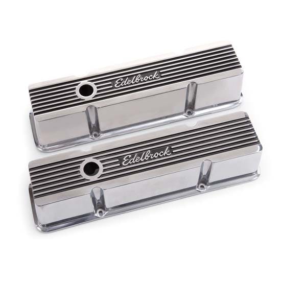 Small Block Chevy Elite Series Valve Covers w/Gaskets & Breathers