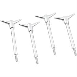 Edelbrock 4401 Valve Cover Wing Bolt Kit, 4.250 Inch length, Set of 4 